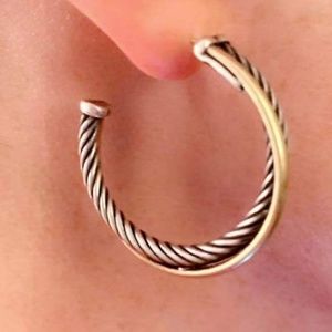 David yurman crossover medium hoops